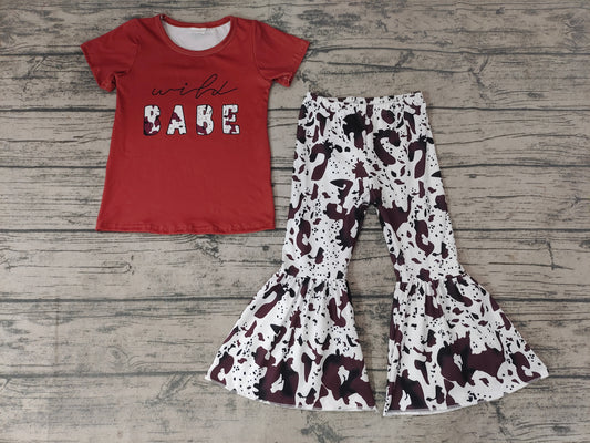 baby T-shirt bell bottom pants set