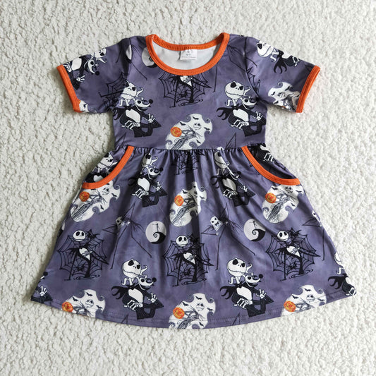 Halloween short sleeve Dress GSD0149