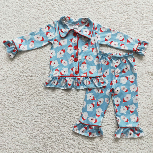 Christmas Santa Claus Pajamas Set