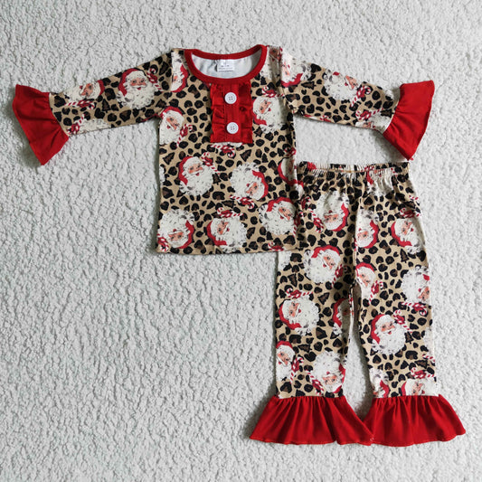 Girl Christmas pajamas set