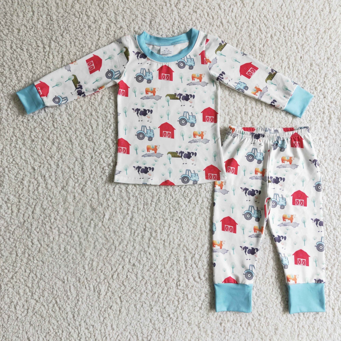 House Farm boy pajamas set