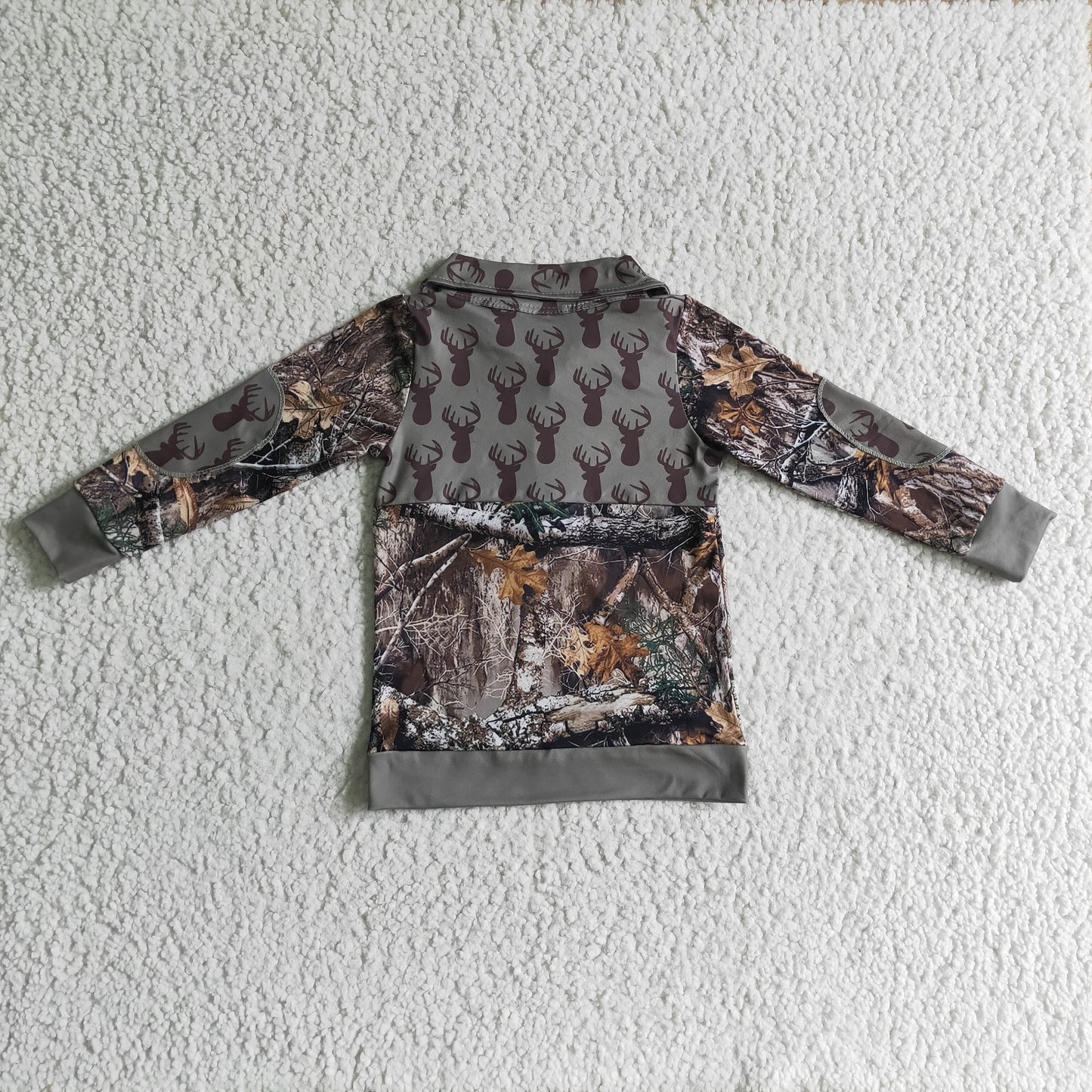 Western camo elk  pullover