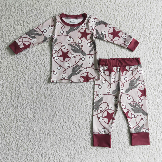 Star boy pajamas set