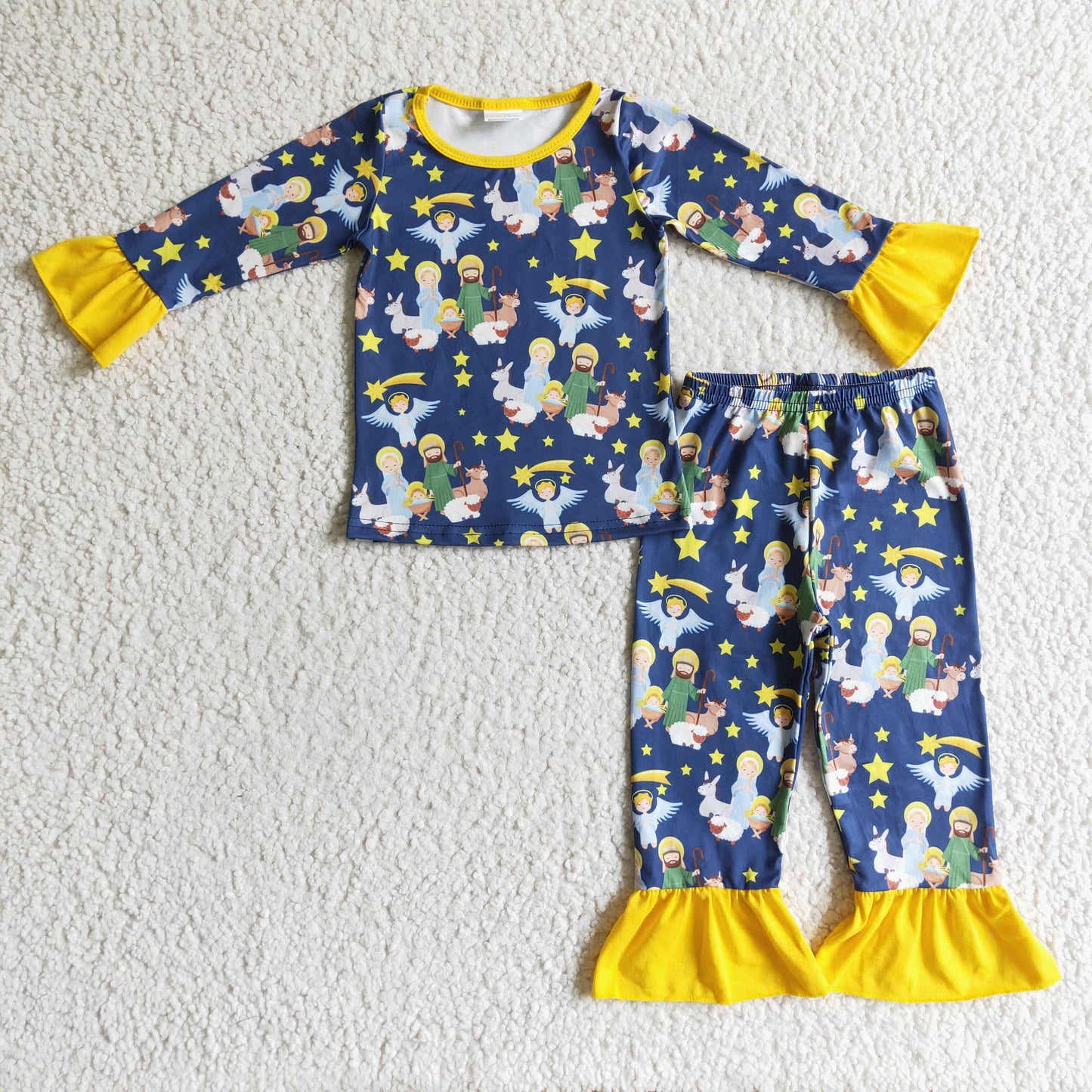 Jesus girl ruffle pajamas  Set