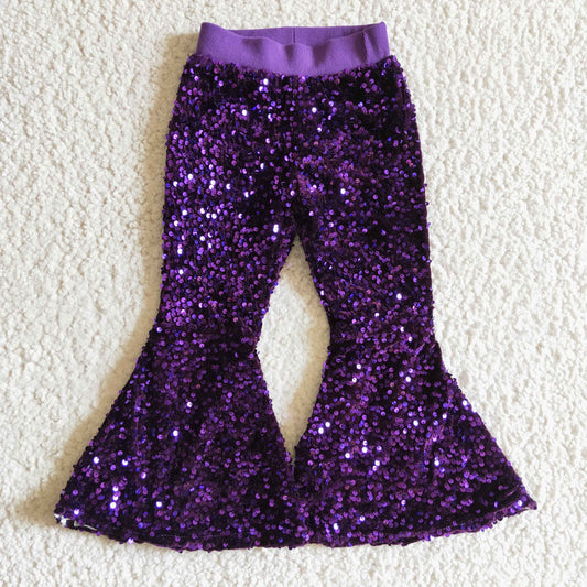 Purple Sparkle Pants P0032