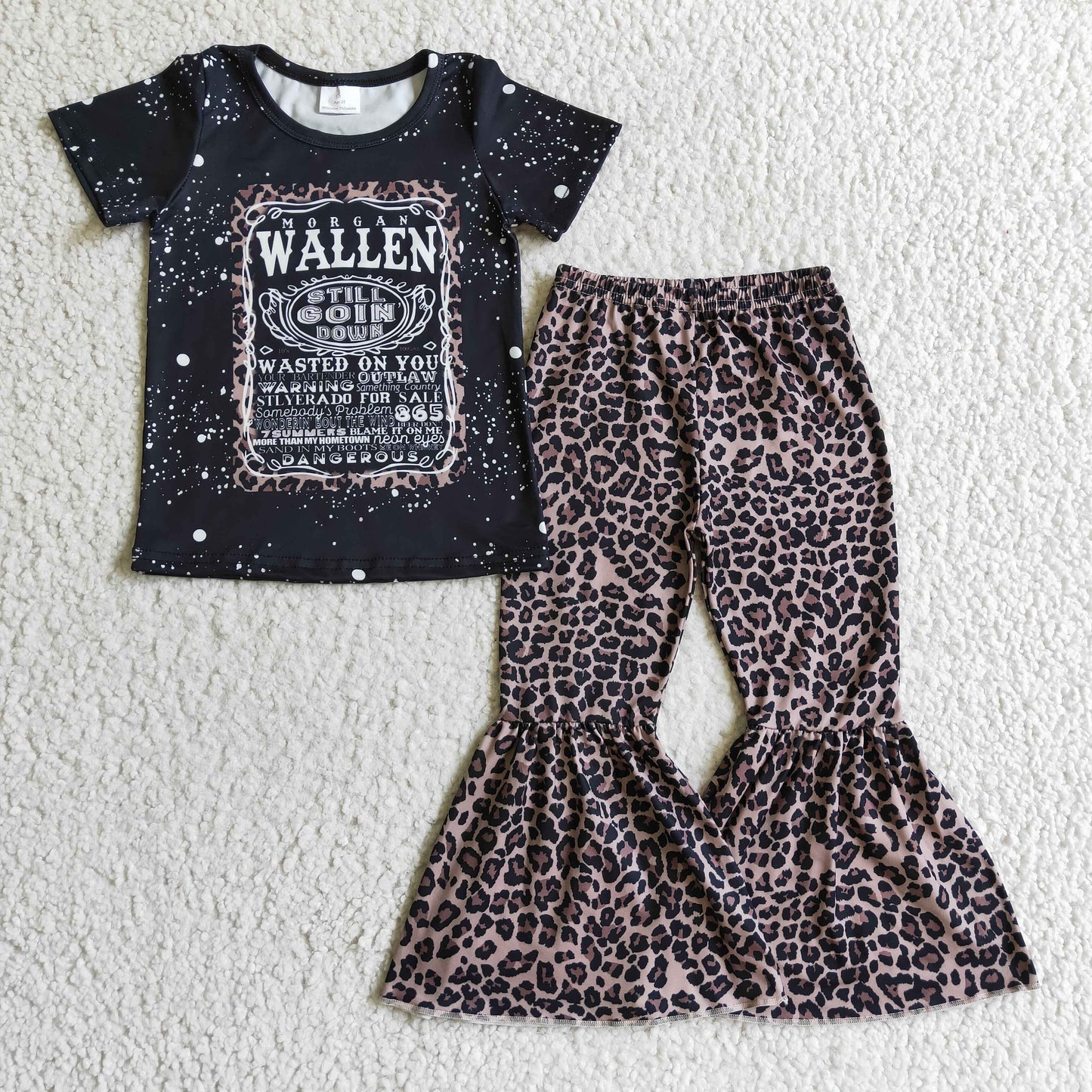 Wallen T-shirt  bell bottom set