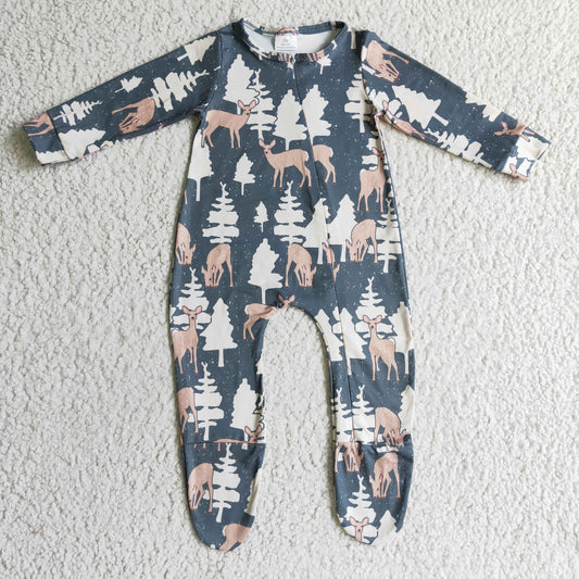 Western Christmas tree romper