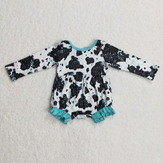 Cow print romper