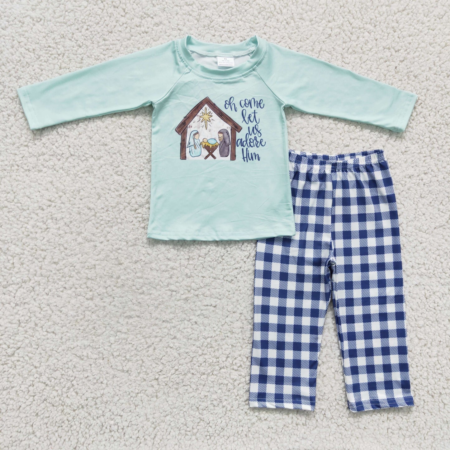 6 A4-1 Jesus Boy pajamas set