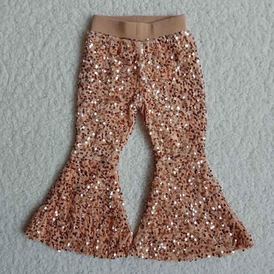 Pink Sequins Pants