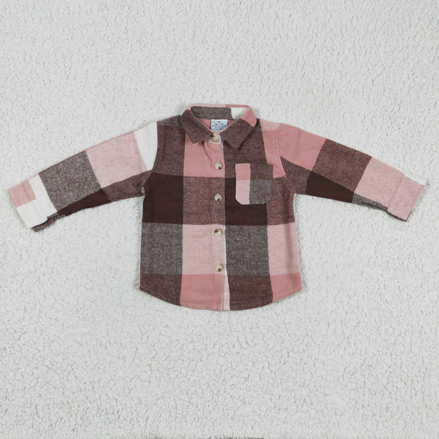 Pink plaid Flannel T-shirt