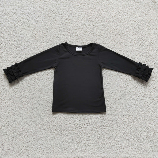 Black long sleeve T-shirt