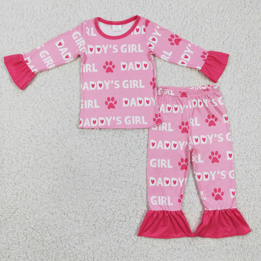 Daddy's girl Pink Pajamas set GLP0352