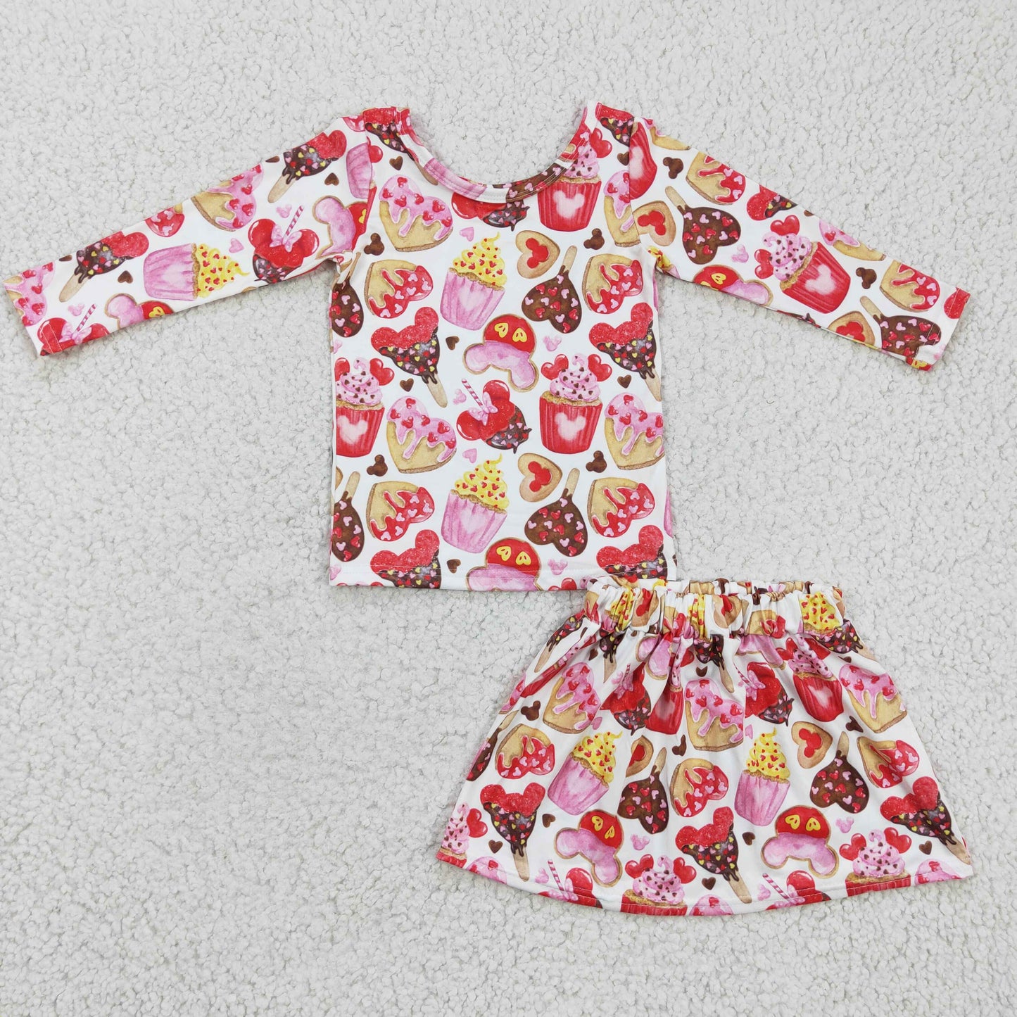 Valentine's day Snack Dress set