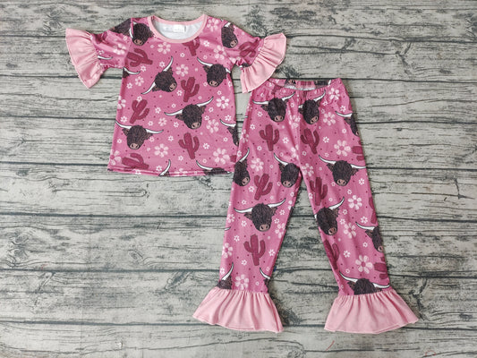 Western Heifer pajamas set-preorder