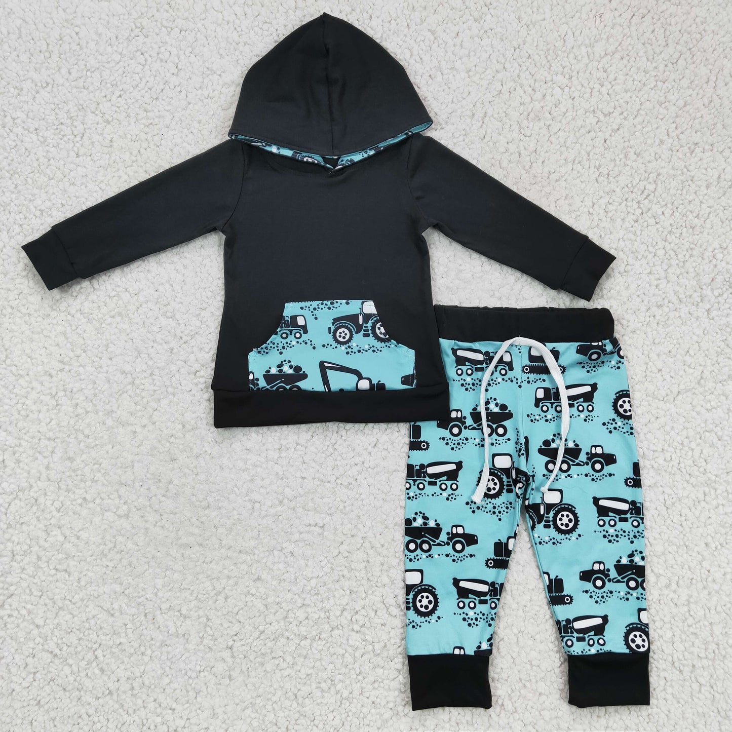 Tractor boy hoodie Top long pants set