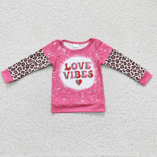 Love vibes leopard Top