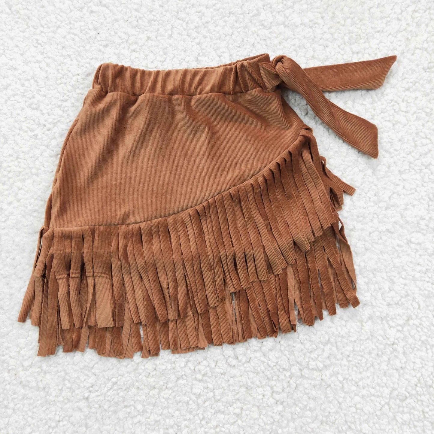 Brown Flannel Skirt