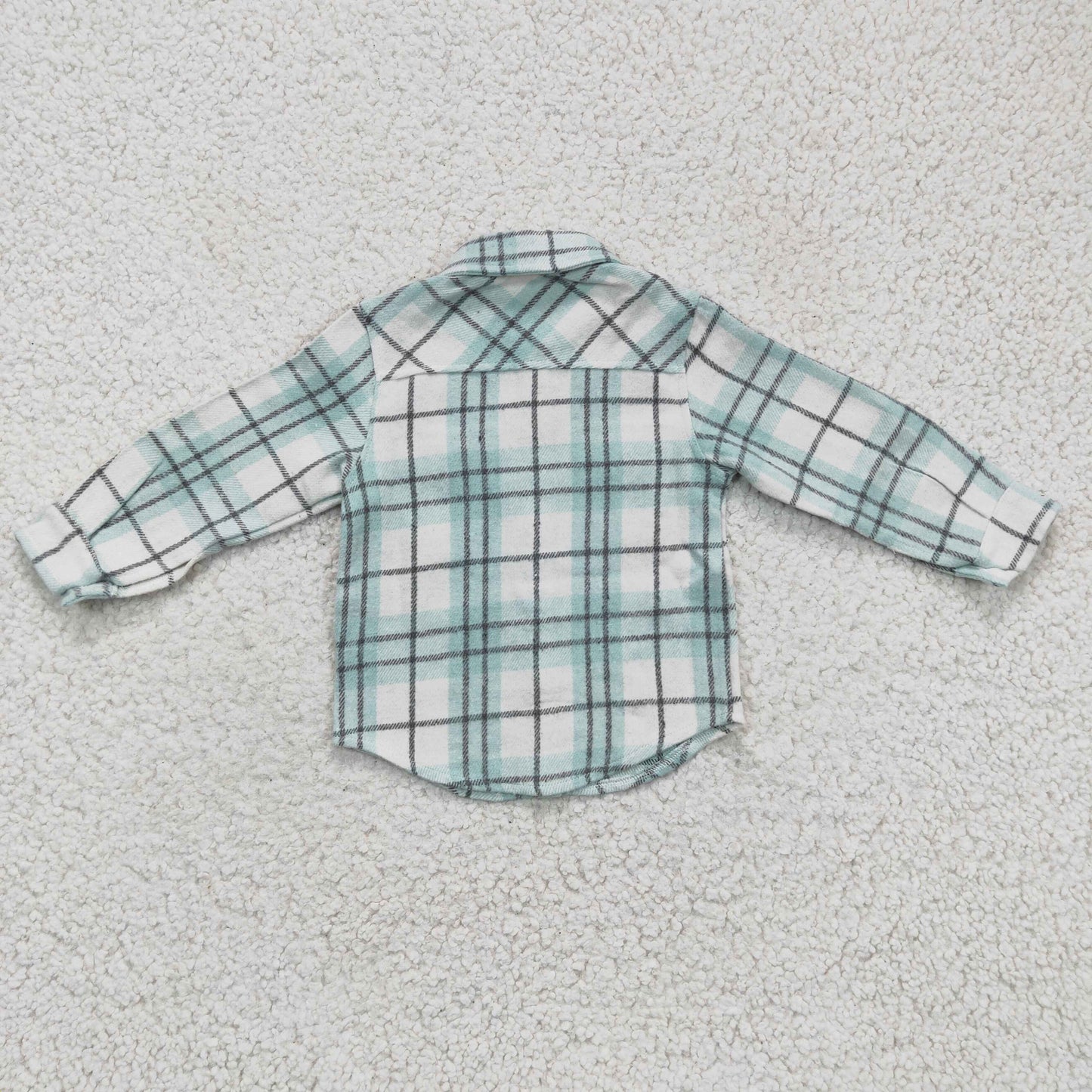 Blue plaid Flannel T-shirt