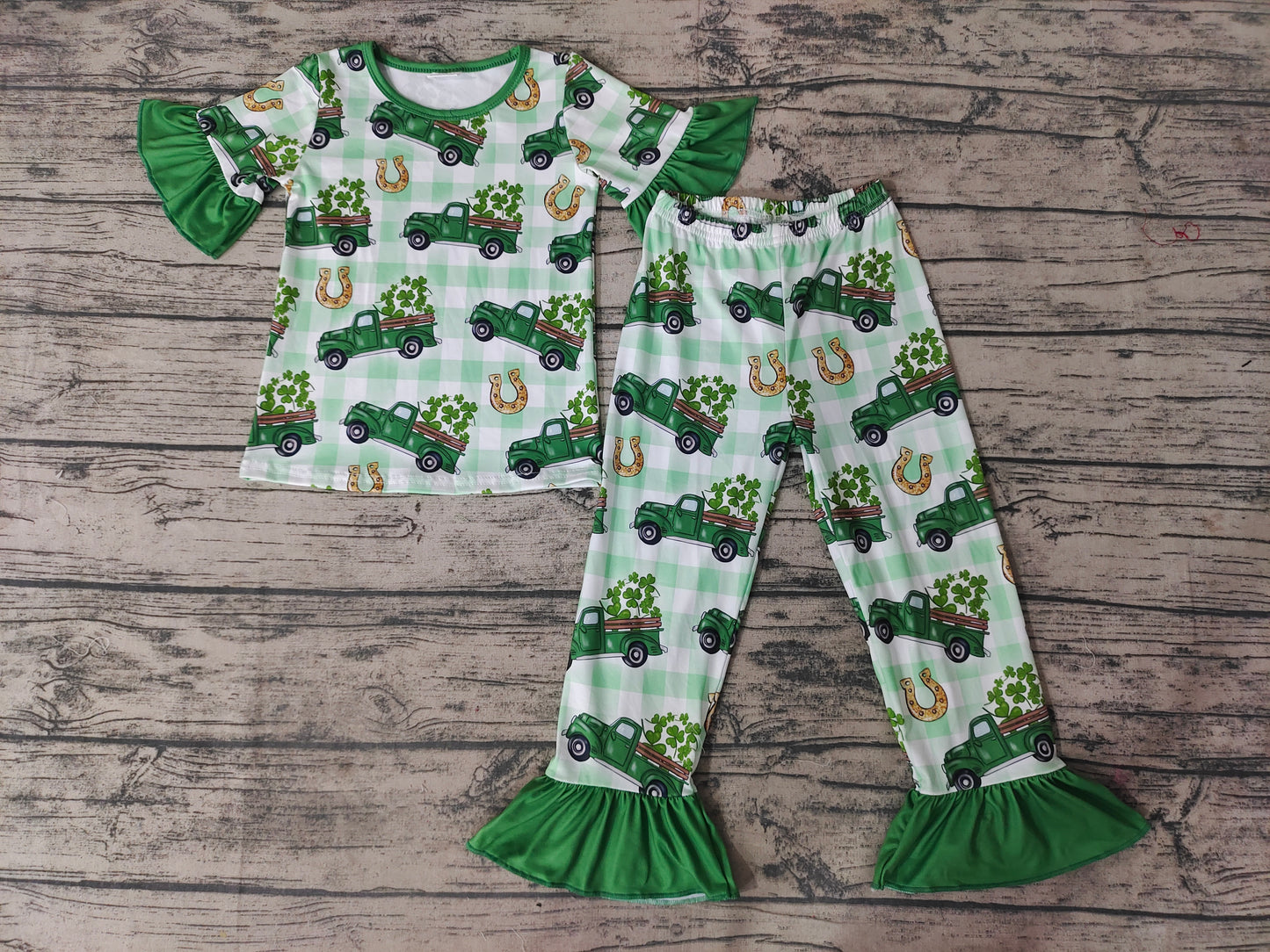 St. patrick girl long pants set-preorder