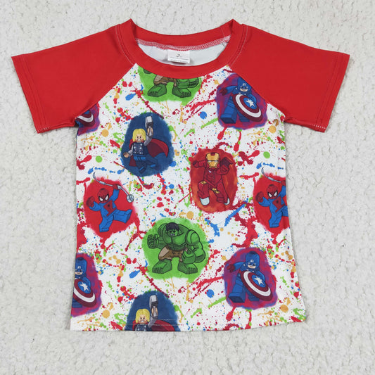 cartoon red T-shirt