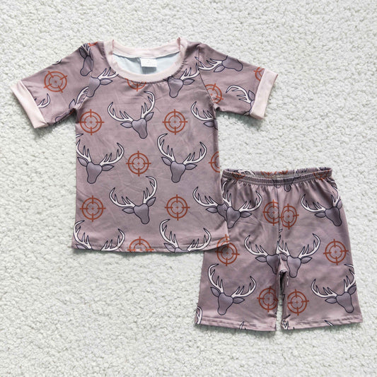 Western Elk boy shorts set