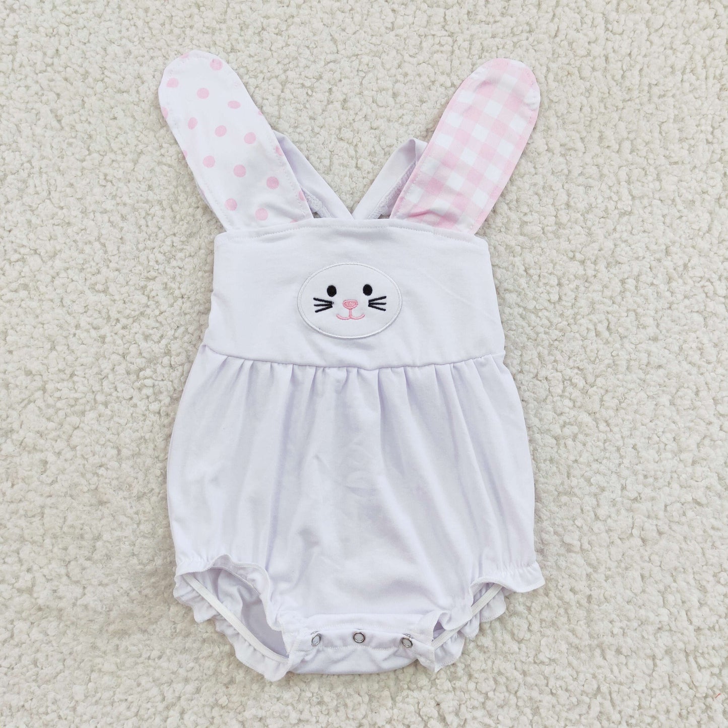 Easter embroidered romper