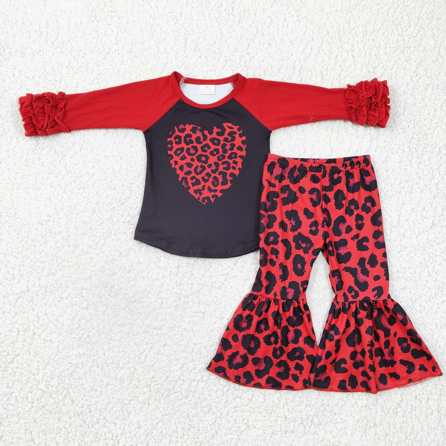 Valentine's day  T-shirt bell bottoms set