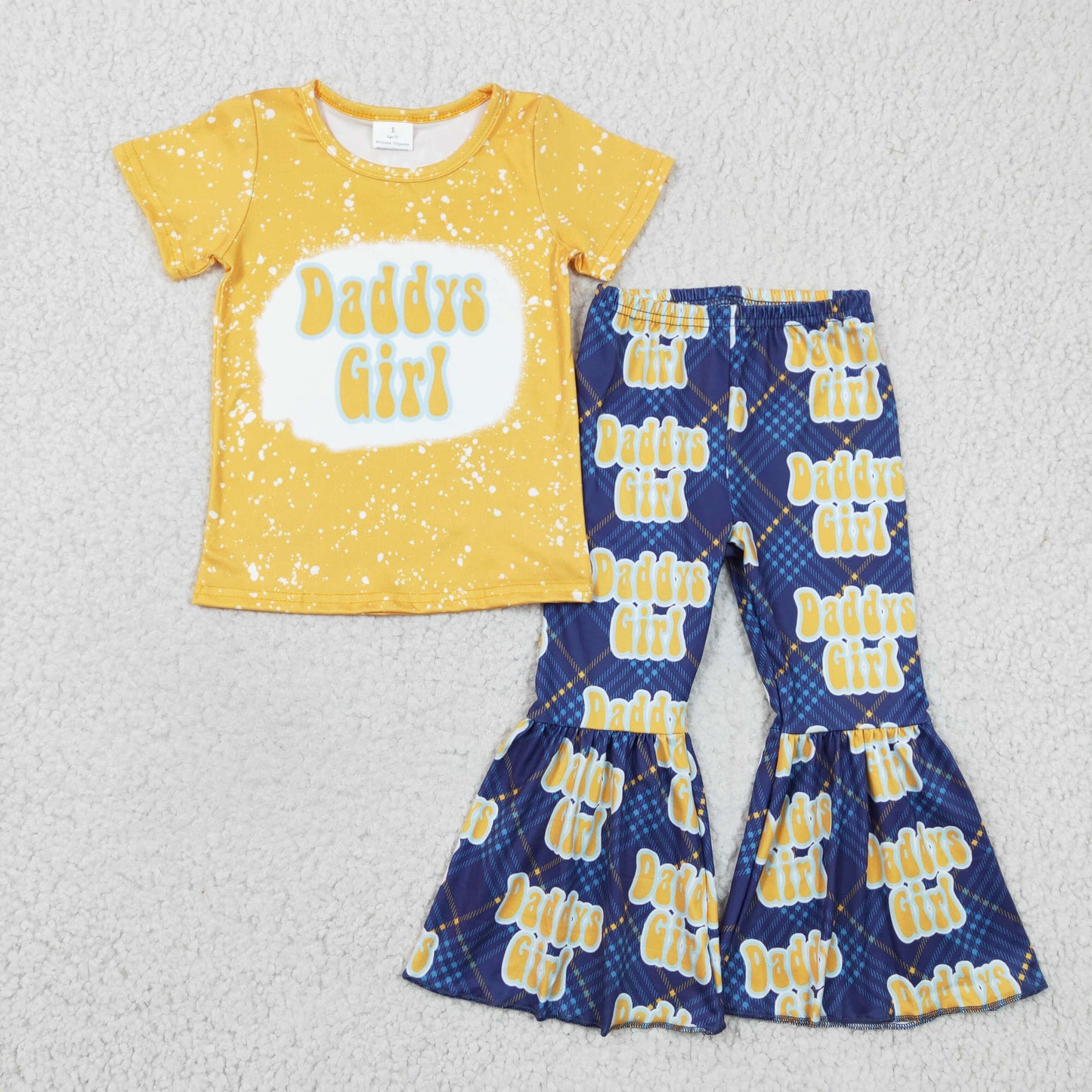 Daddy's girl T-shirt bell bottoms sets GSPO0357