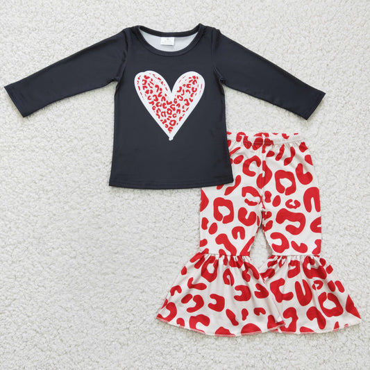 Valentine's day  T-shirt bell bottoms set