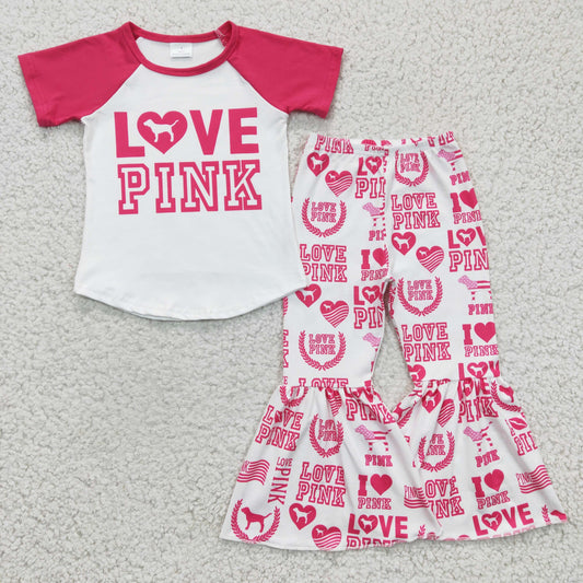 Valentine's day bell bottoms set