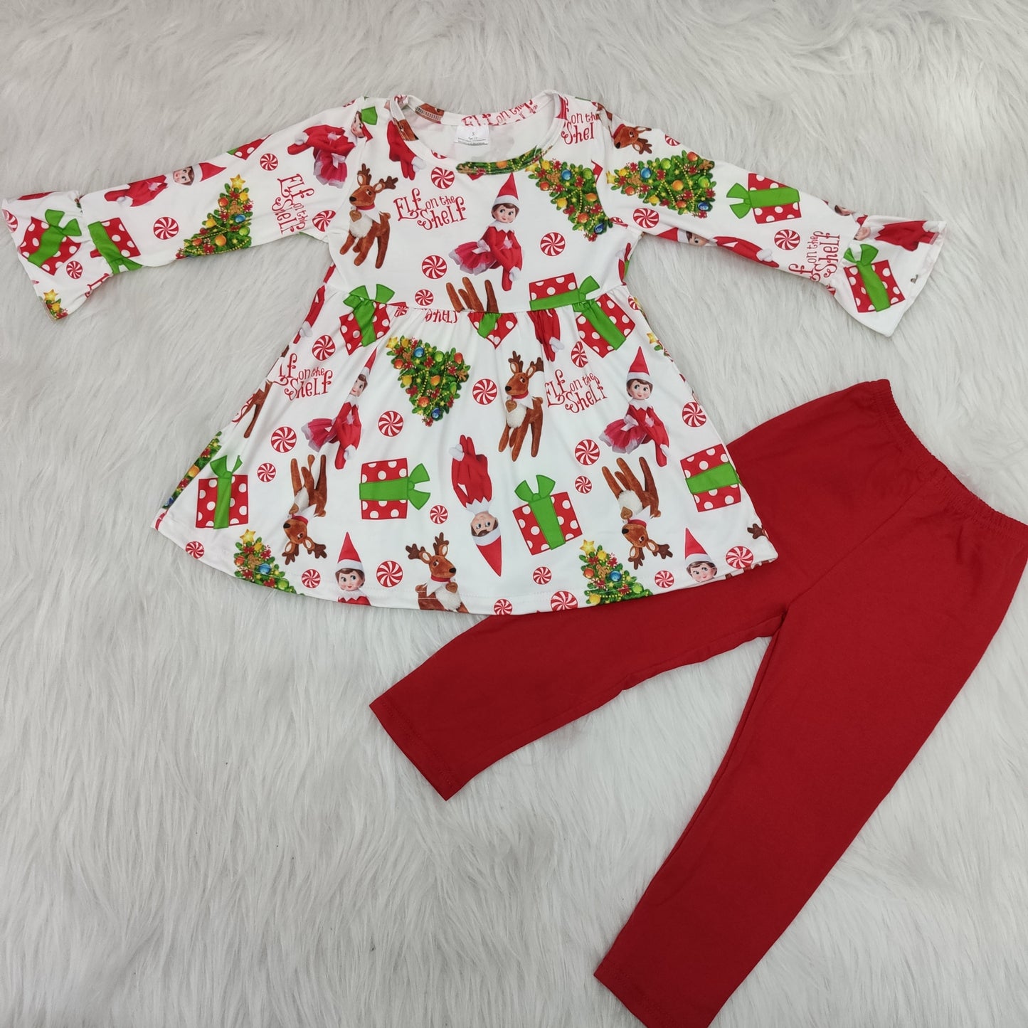 Christmas Cartoon Red Set