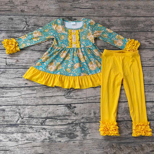 Yellow Floral Set