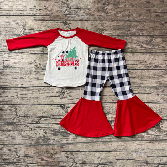 Merry Christmas Plaid Set