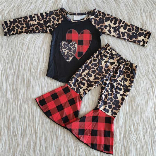 Hearts Leopard Set