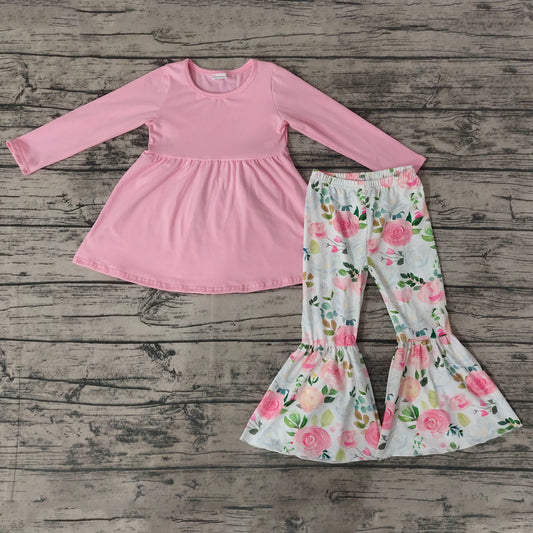 Pink Tunic Floral Set