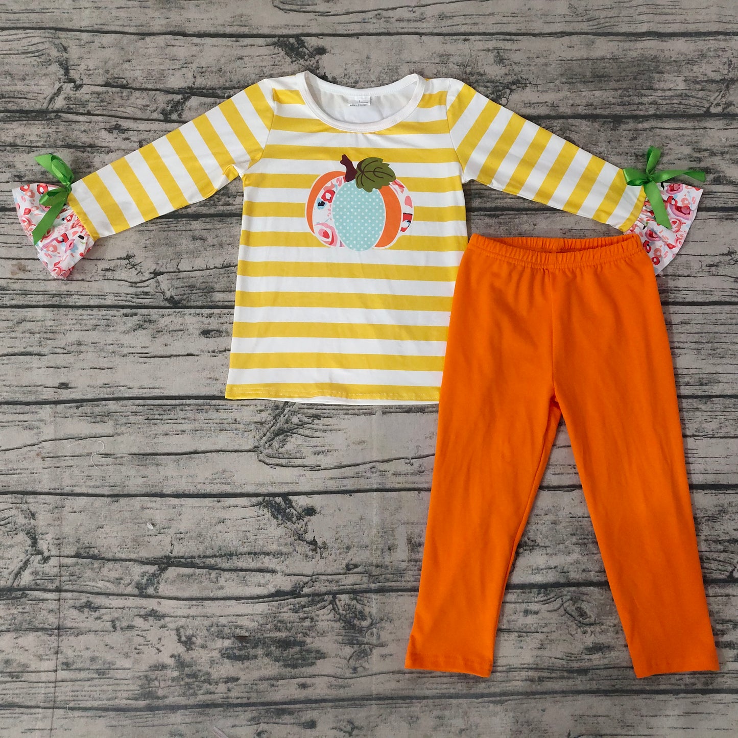 Pumpkin Stripe Set