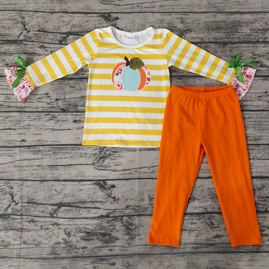 Pumpkin Stripe Set