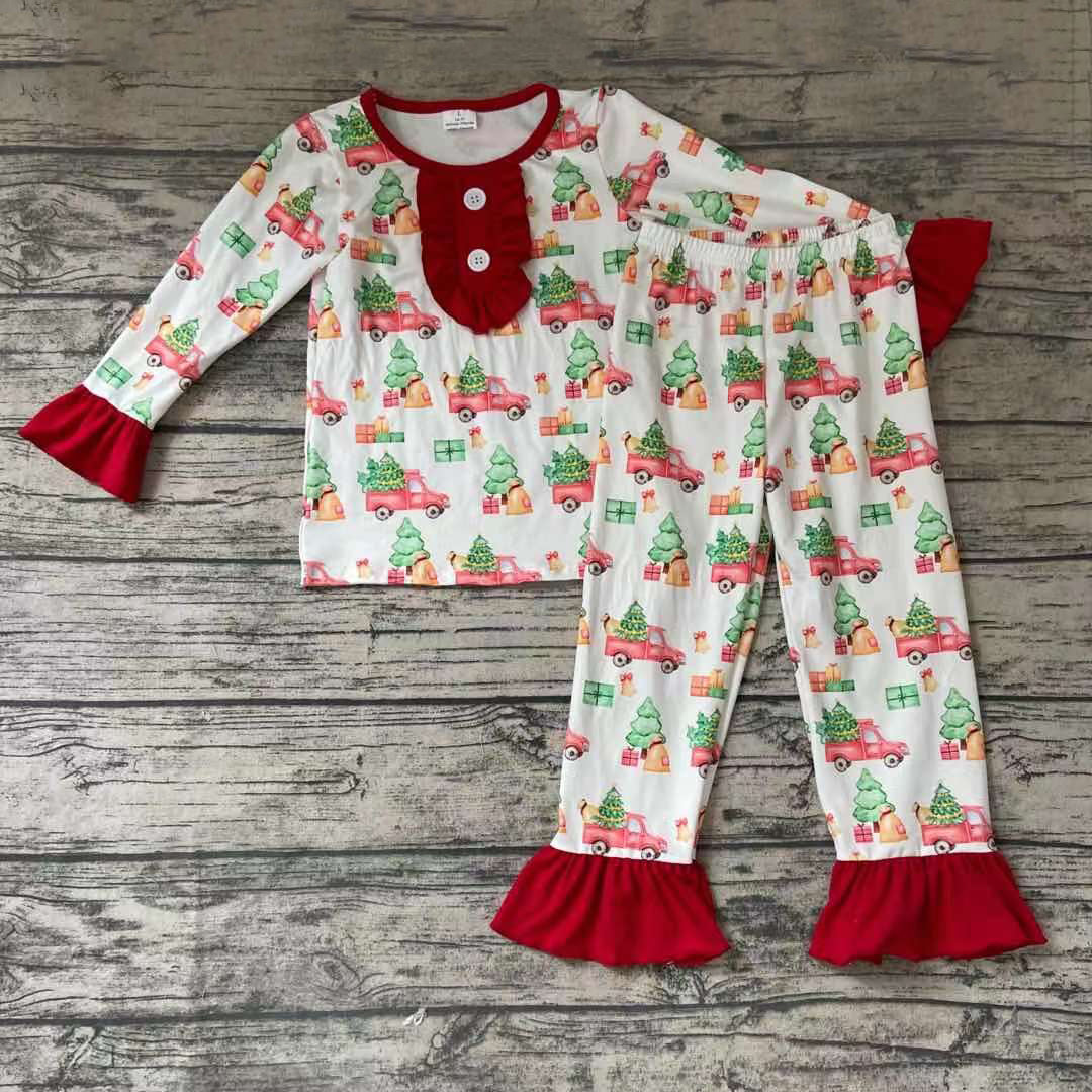 Christmas Tree Girls Pajamas