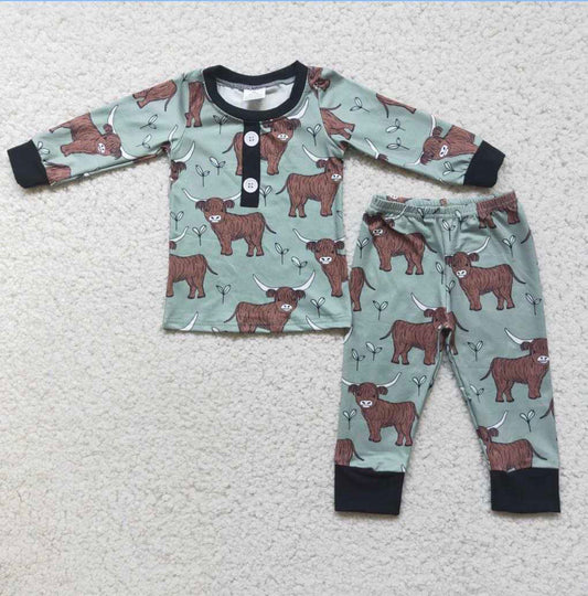 Horse boy pajamas  outfit