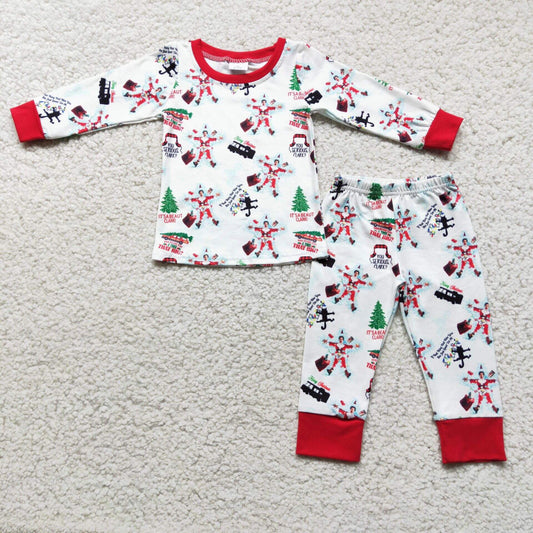 Christmas boy pajamas outfit