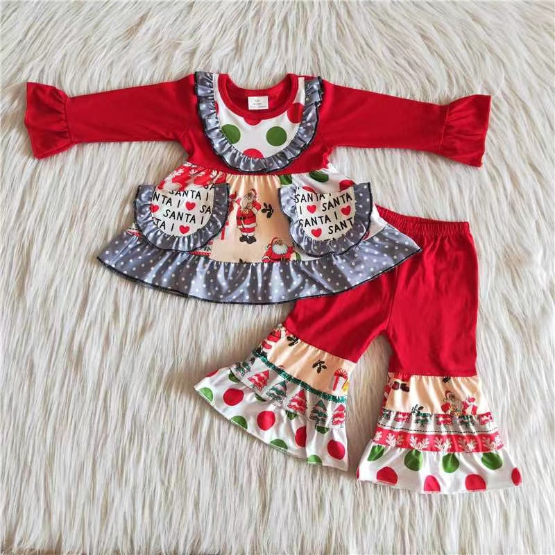 Christmas Santa Claus Girl Beautiful outfit