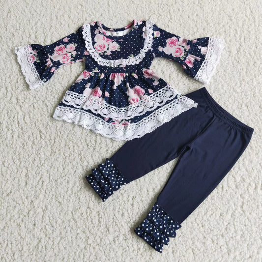 Lace Beautiful Ruffle Outfit