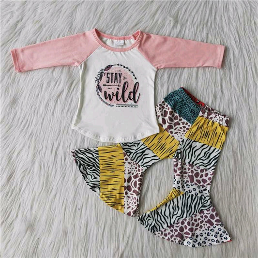 STAY WILD bell bottom outfit