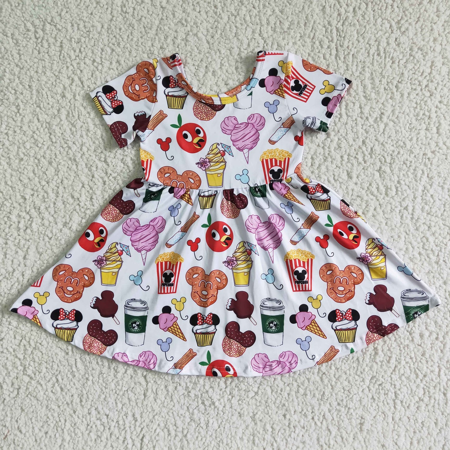 Mickey snack short sleeve Dresses