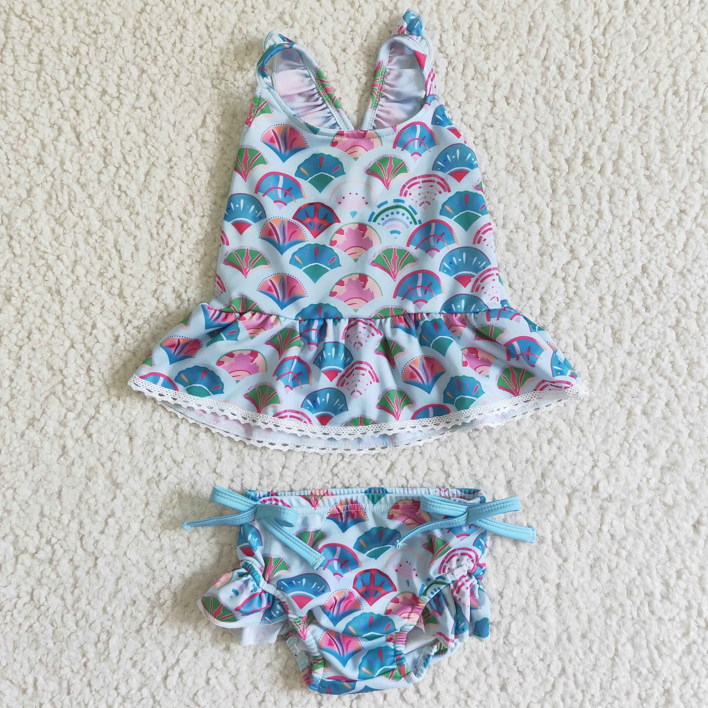 Girl fish scale Swimsuit S0027