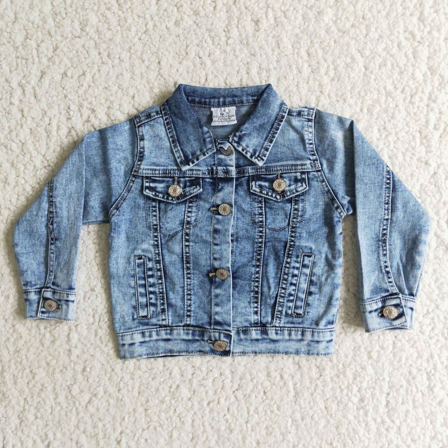 girls Denim coat Tops 6 A5-14