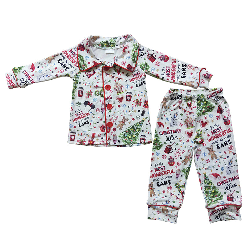 Christmas boy pjs outfit