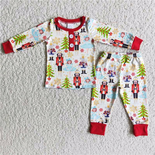 Christmas tree boy pajamas outfit