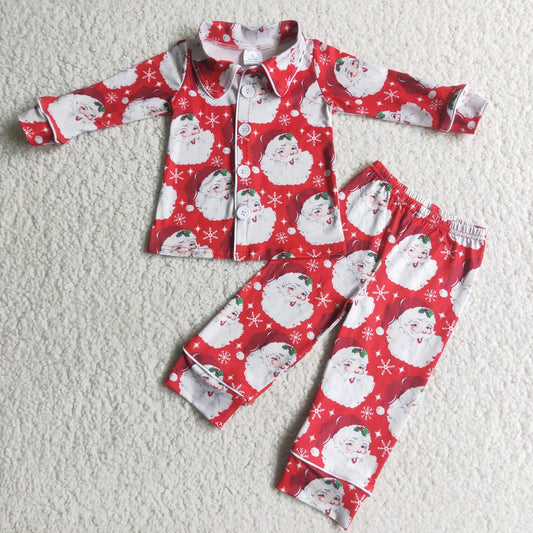 boy Santa Claus Christmas Pajamas outfit